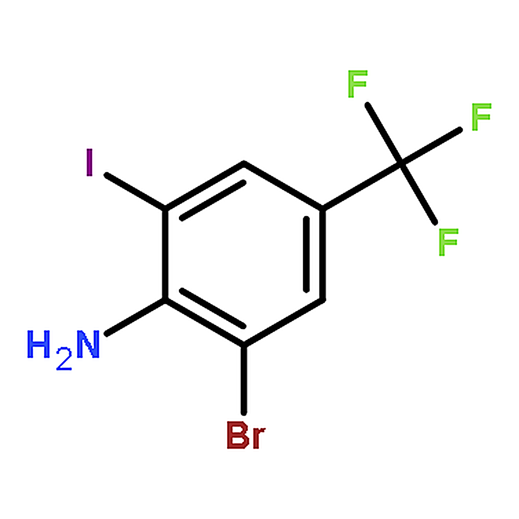 RHAWN 2-Bromo-6-iodo-4-(trifluoromethyl)aniline
