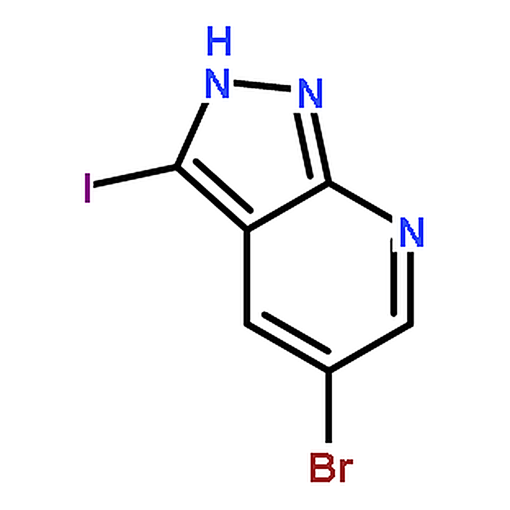 RHAWN 5-Bromo-3-iodo-1H-pyrazolo[3,4-b]pyridine