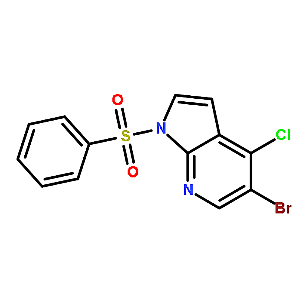 RHAWN 5-Bromo-4-chloro-1-(phenylsulfonyl)-1H-pyrrolo[2,3-b]pyridine