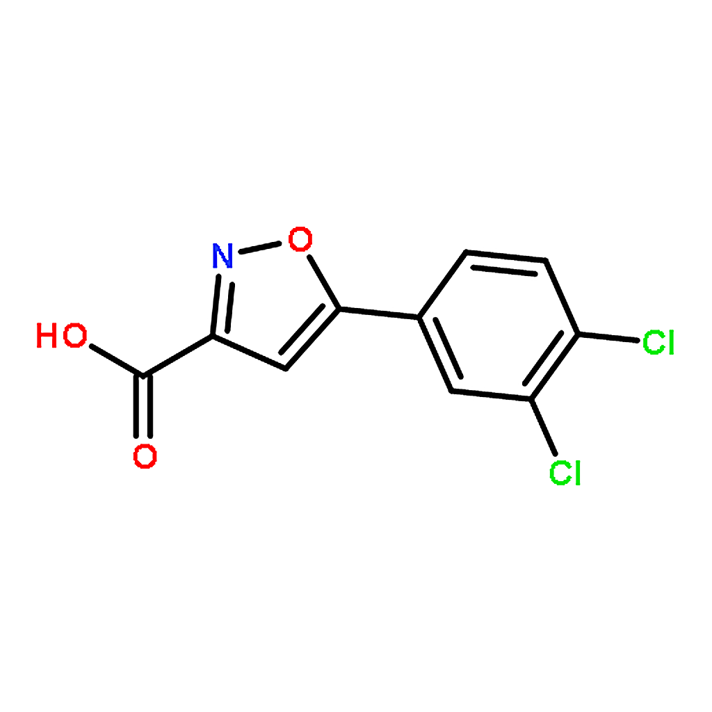 RHAWN 5-(3，4-Dichlorophenyl)-1，2-oxazole-3-carboxylicacid