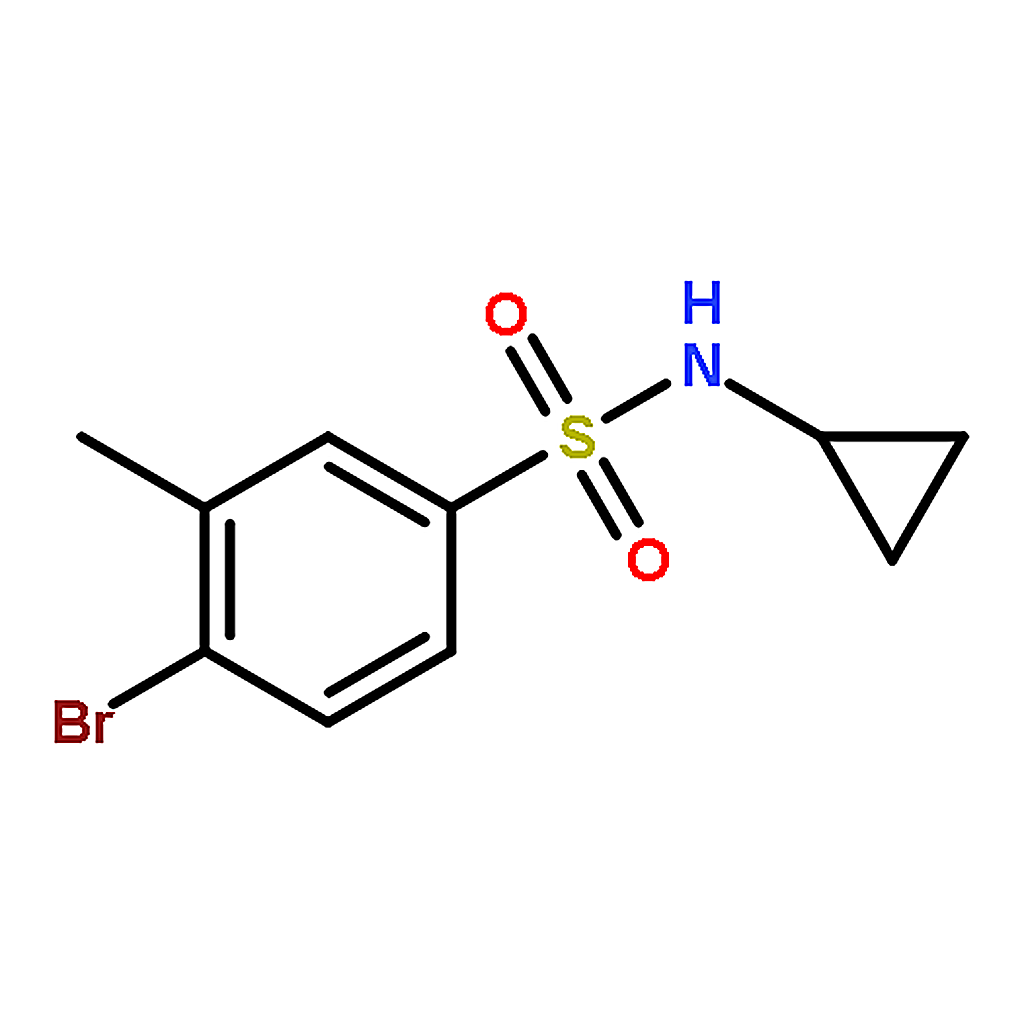 RHAWN 4-Bromo-N-cyclopropyl-3-methylbenzenesulfonamide