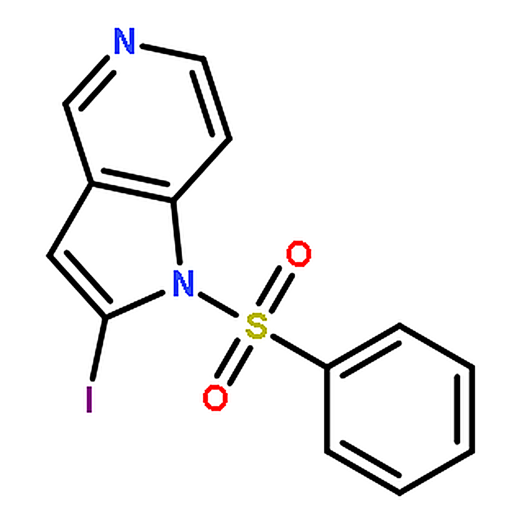 RHAWN 2-Iodo-1-(phenylsulfonyl)-1H-pyrrolo[3，2-c]pyridine
