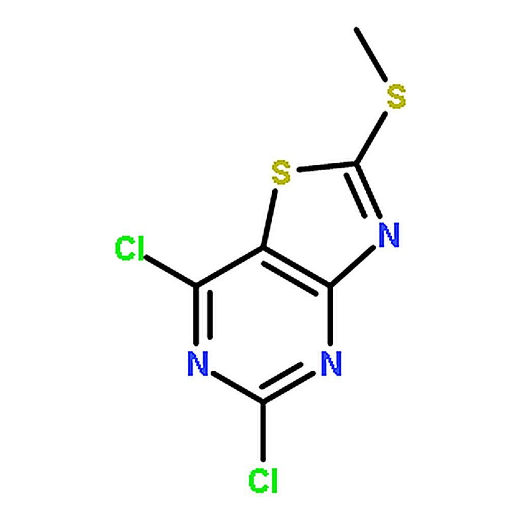 RHAWN 5,7-Dichloro-2-(methylthio)thiazolo[4,5-d]pyrimidine