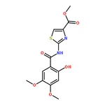 RHAWN Methyl 2-(2-hydroxy-4,5-dimethoxybenzamido)thiazole-4-carboxylate