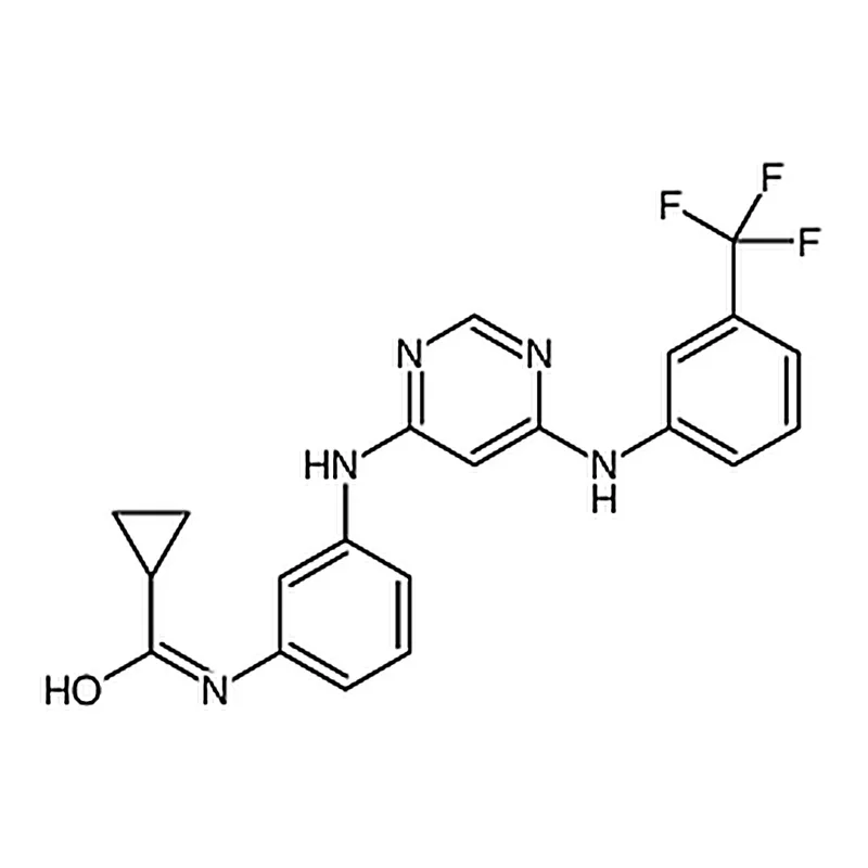 RHAWN N-(3-((6-((3-(Trifluoromethyl)phenyl)amino)pyrimidin-4-yl)amino)phenyl)cyclopropanecarboxami