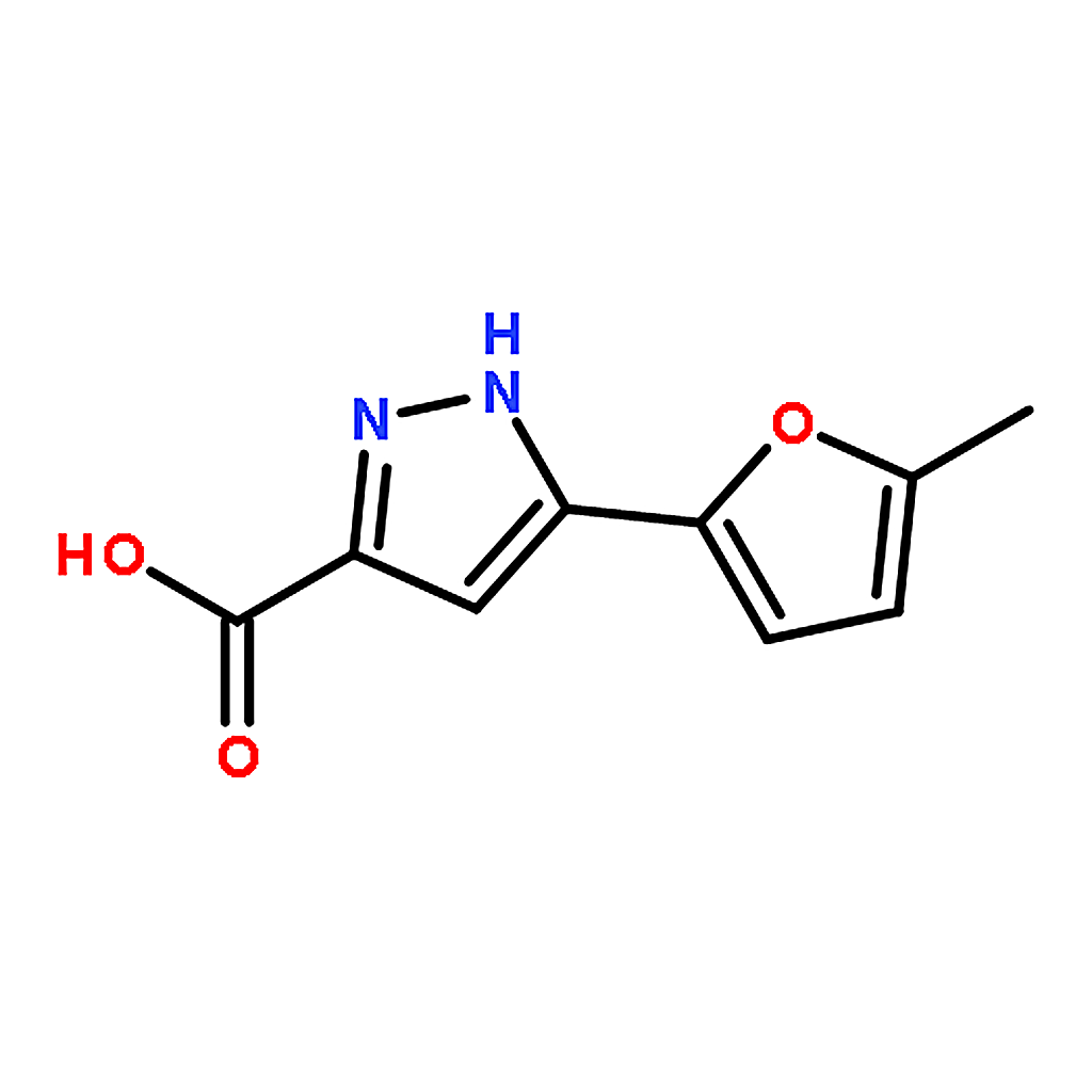 RHAWN 5-(5-Methylfuran-2-yl)-1H-pyrazole-3-carboxylic acid