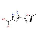 RHAWN 5-(5-Methylfuran-2-yl)-1H-pyrazole-3-carboxylic acid