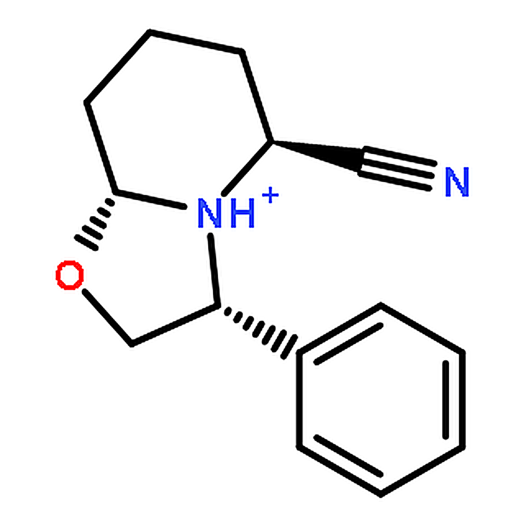 RHAWN (-)-2-CYANO-6-PHENYLOXAZOLOPIPERIDINE