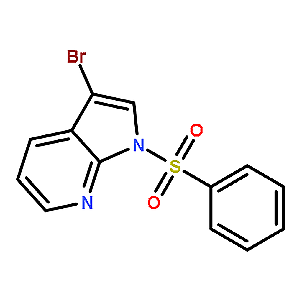 RHAWN 3-Bromo-1-(phenylsulfonyl)-1H-pyrrolo[2，3-b]pyridine