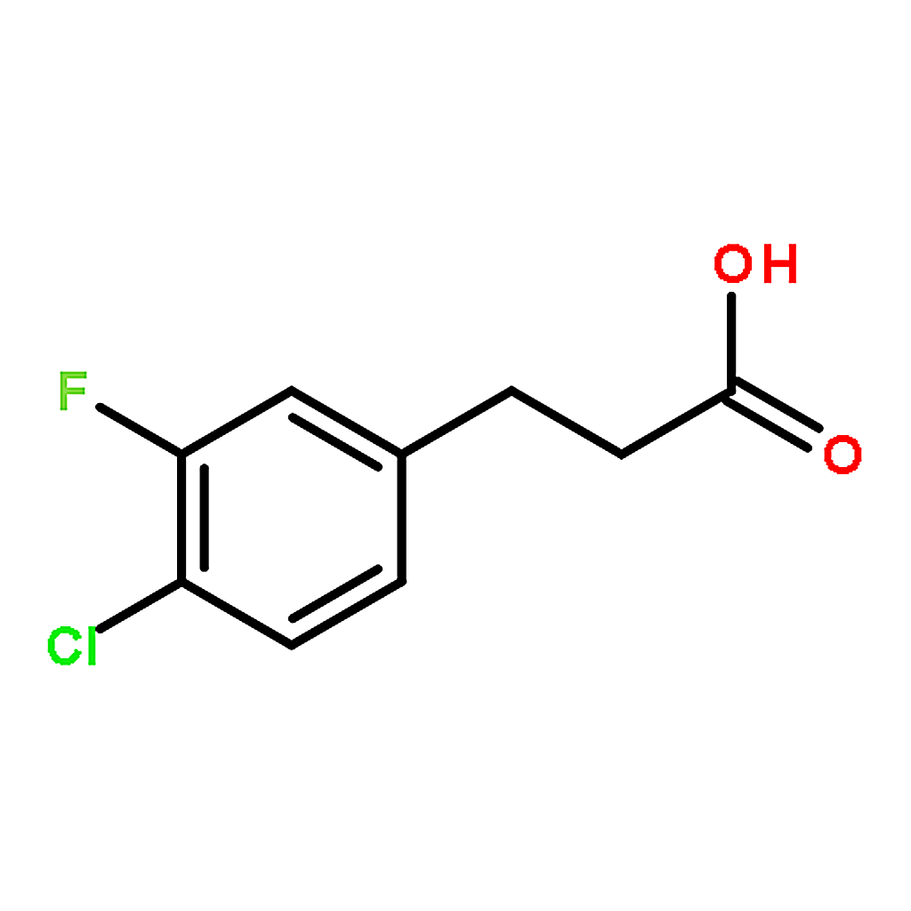 RHAWN 3-(4-Chloro-3-fluorophenyl)propionic acid, 96%