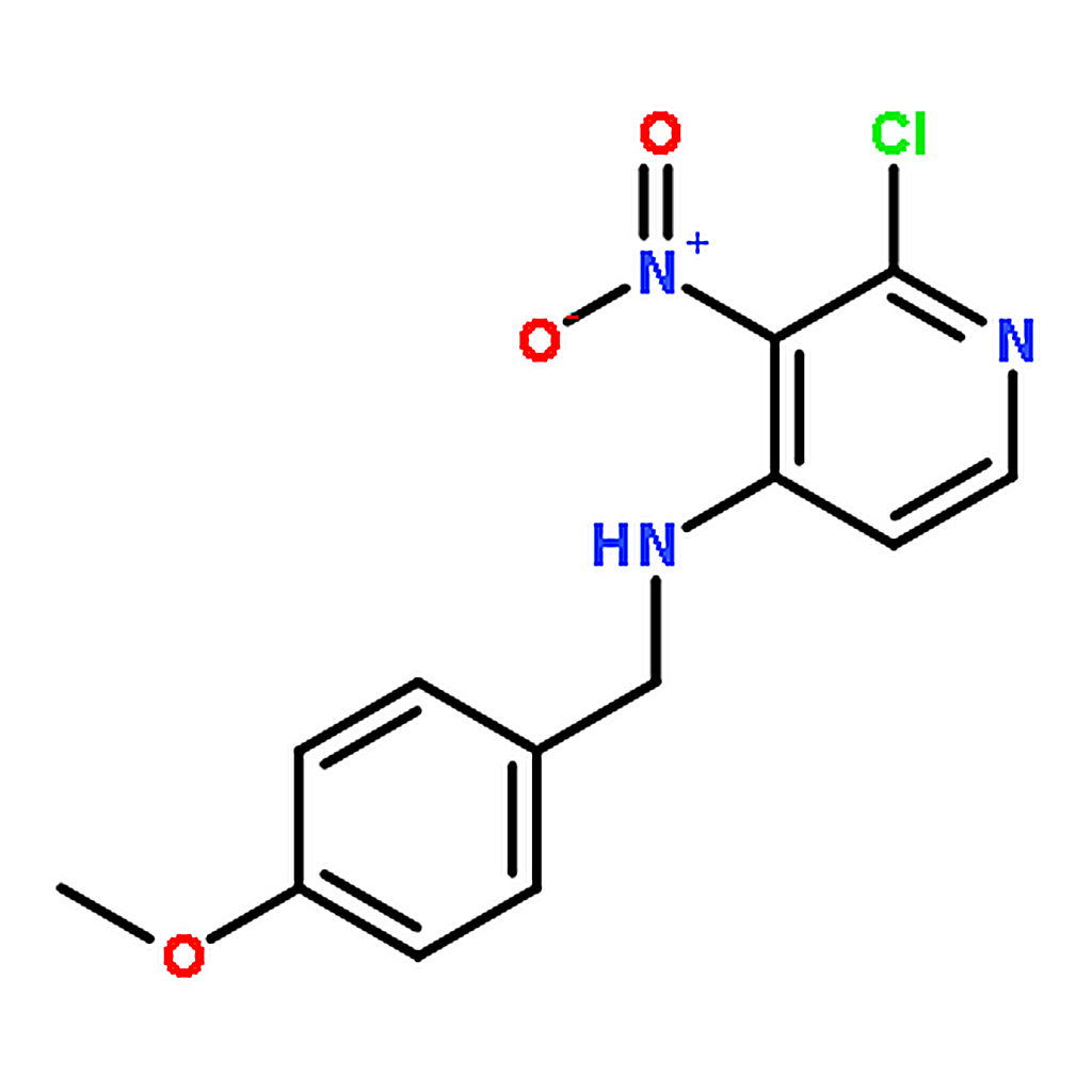 RHAWN 2-Chloro-N-(4-methoxybenzyl)-3-nitropyridin-4-amine
