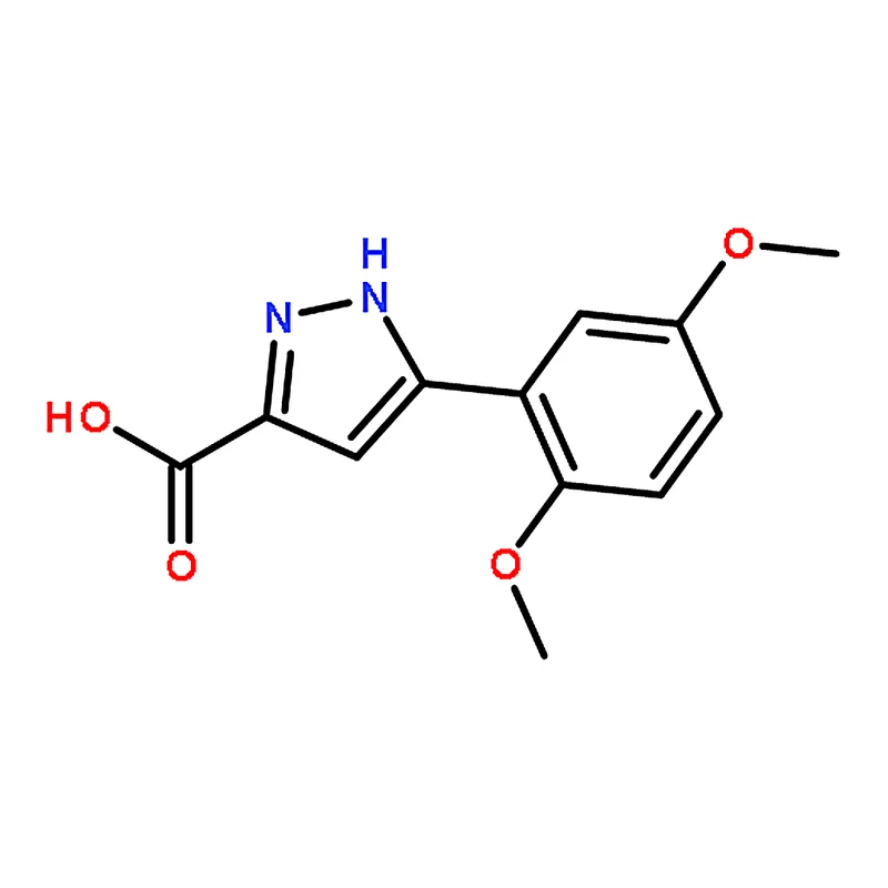 RHAWN 5-(2,5-Dimethoxyphenyl)-1H-pyrazole-3-carboxylic acid