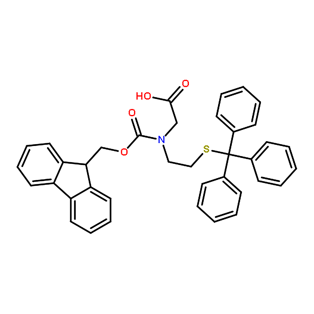 RHAWN N-(((9H-Fluoren-9-yl)methoxy)carbonyl)-N-(2-(tritylthio)ethyl)glycine