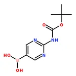 RHAWN (2-((tert-Butoxycarbonyl)amino)pyrimidin-5-yl)boronic acid