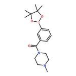 RHAWN (4-Methylpiperazin-1-yl)(3-(4,4,5,5-tetramethyl-1,3,2-dioxaborolan-2-yl)phenyl)methanone