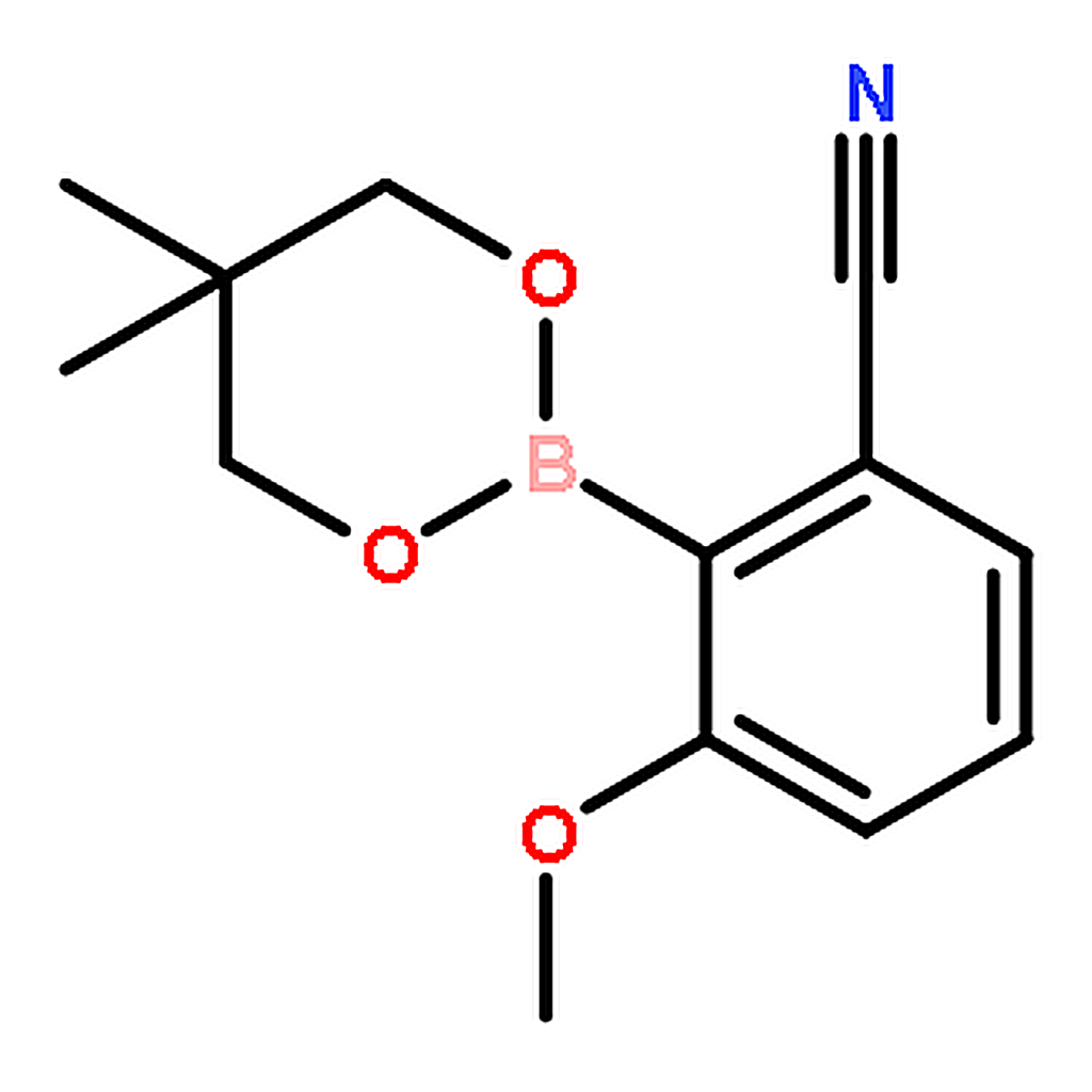 RHAWN 2-(5,5-Dimethyl-1,3,2-dioxaborinan-2-yl)-3-methoxybenzonitrile