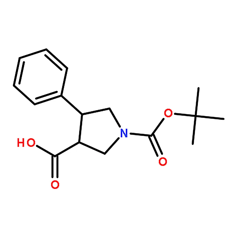 RHAWN (3S,4R)-1-(tert-Butoxycarbonyl)-4-phenylpyrrolidine-3-carboxylic acid