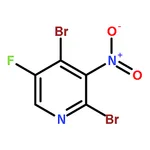 RHAWN 2,4-Dibromo-5-fluoro-3-nitropyridine