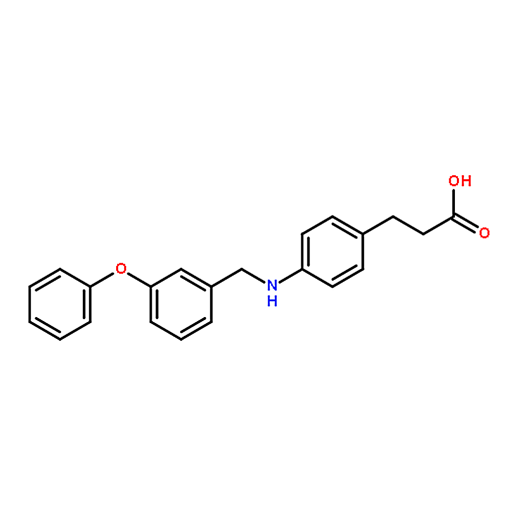 RHAWN 3-[4-[(3-phenoxyphenyl)methylamino]phenyl]propanoic acid