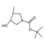 RHAWN (3R,4S)-rel-tert-Butyl 3-hydroxy-4-methylpyrrolidine-1-carboxylate