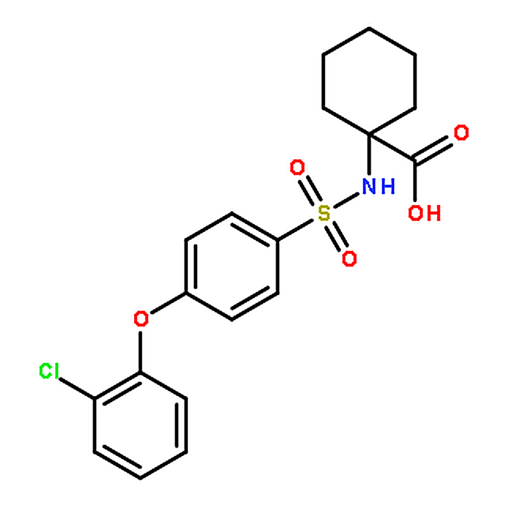 RHAWN 1-((4-(2-Chlorophenoxy)Phenyl)Sulfonamido)Cyclohexane-1-Carboxylic Acid