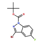 RHAWN tert-Butyl 3-bromo-5-fluoro-1H-indazole-1-carboxylate