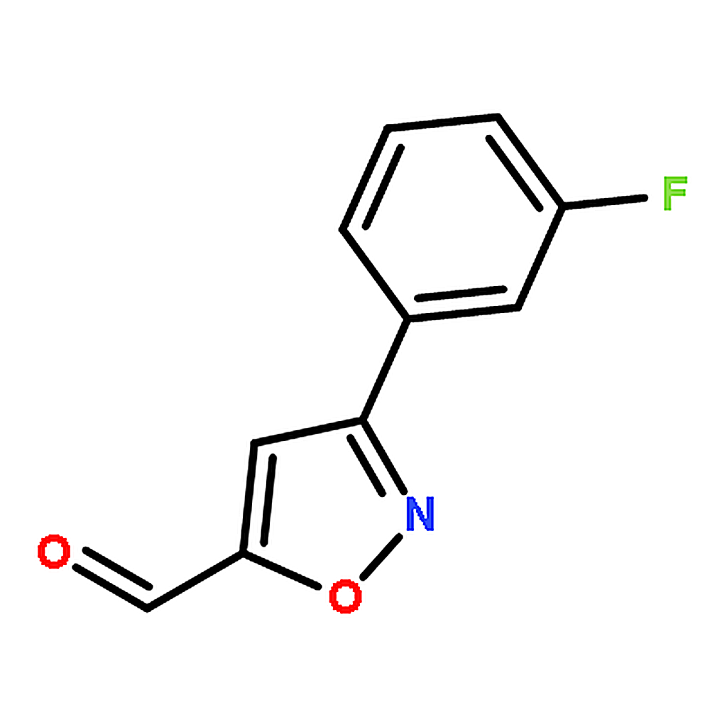 RHAWN 3-(3-Fluorophenyl)isoxazole-5-carbaldehyde