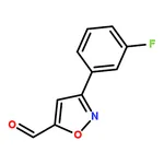 RHAWN 3-(3-Fluorophenyl)isoxazole-5-carbaldehyde