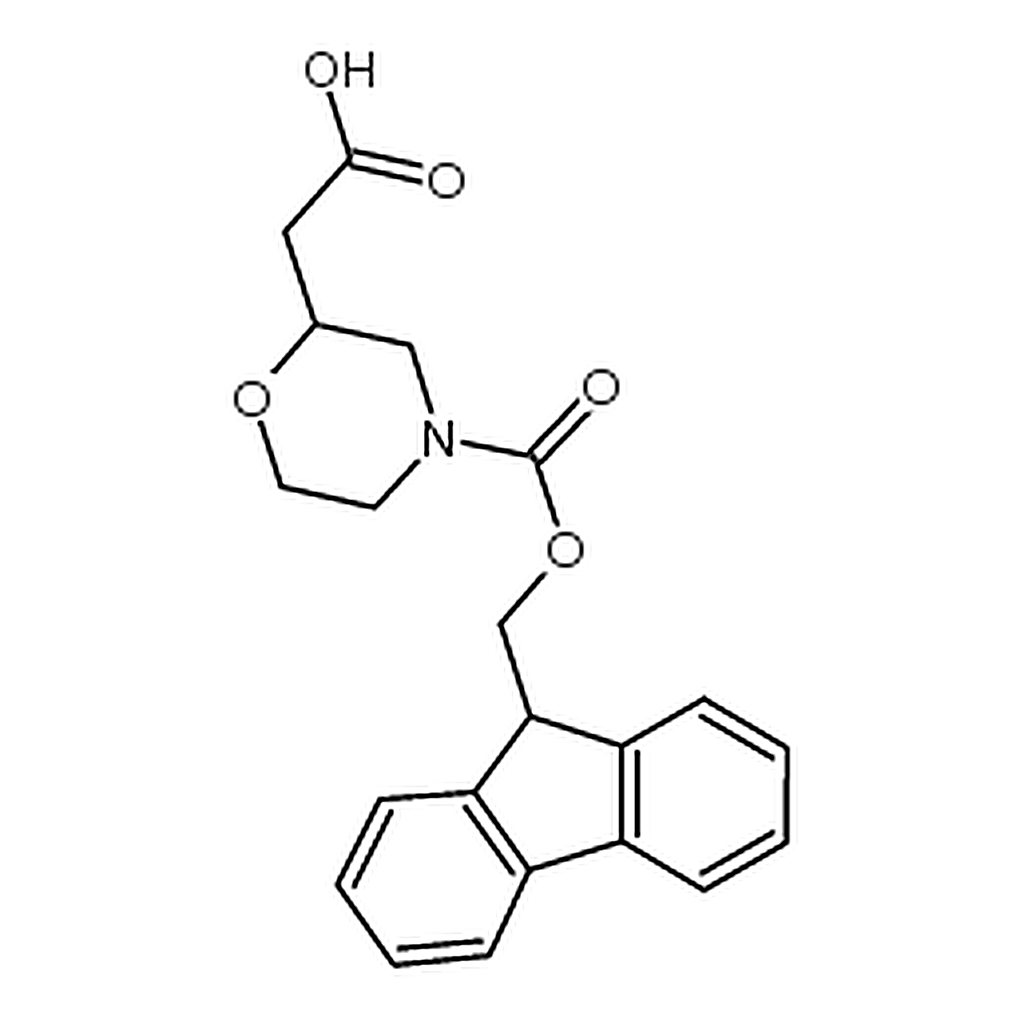 RHAWN 2-[4-(9H-fluoren-9-ylmethoxycarbonyl)morpholin-2-yl]aceticacid