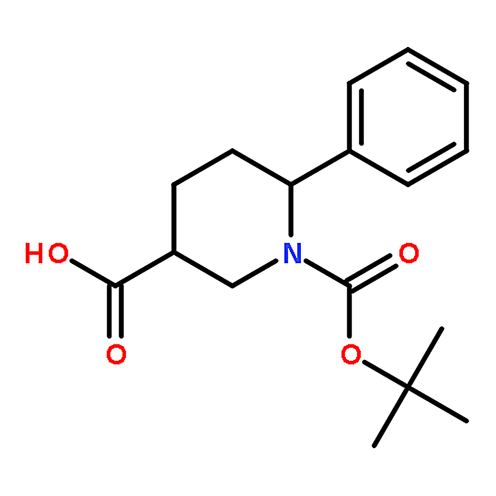 RHAWN 1-(tert-Butoxycarbonyl)-6-phenylpiperidine-3-carboxylic acid