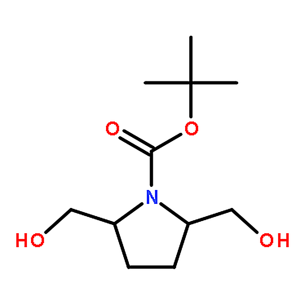 RHAWN tert-Butyl 2,5-bis(hydroxymethyl)pyrrolidine-1-carboxylate