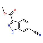 RHAWN Methyl 6-cyano-1H-indazole-3-carboxylate