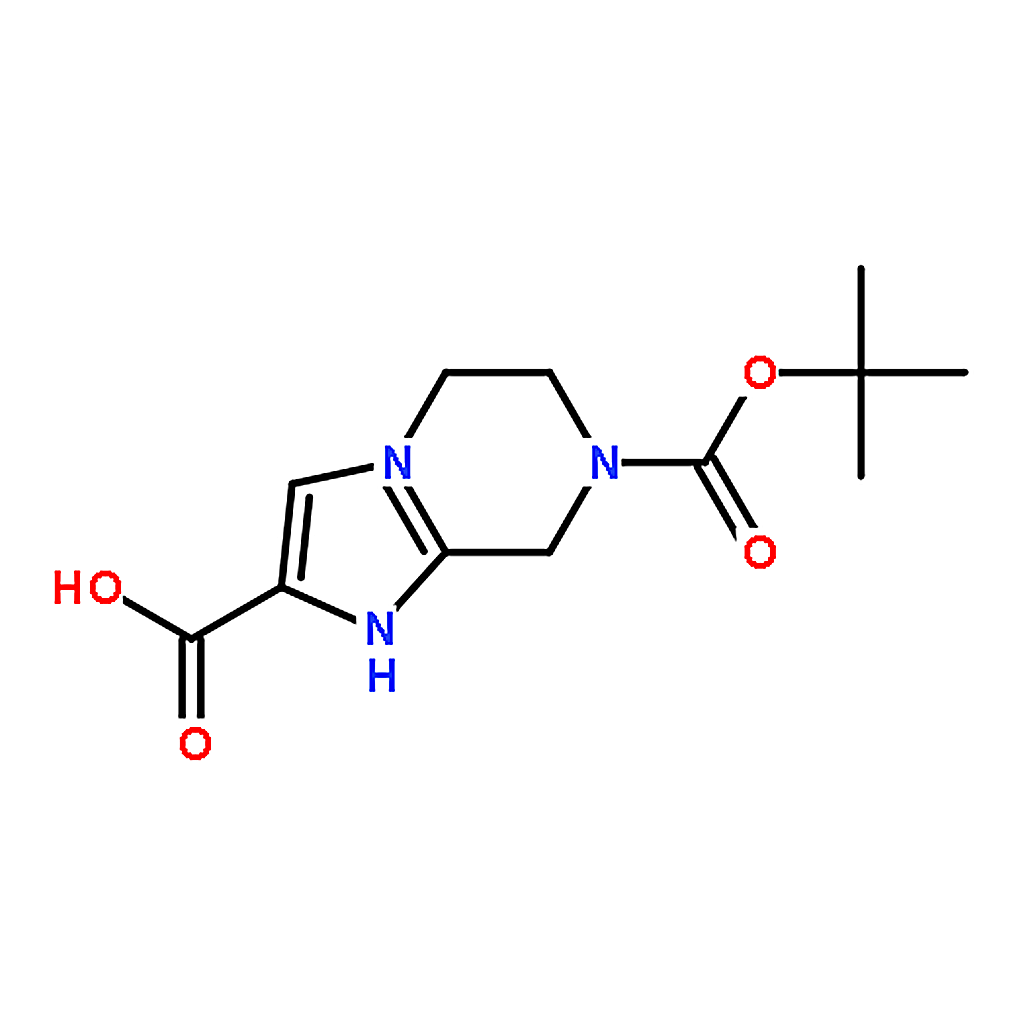 RHAWN 7-Boc-5，6，7，8-tetrahydroimidazo[1，2-a]pyrazine-2-carboxylic Acid