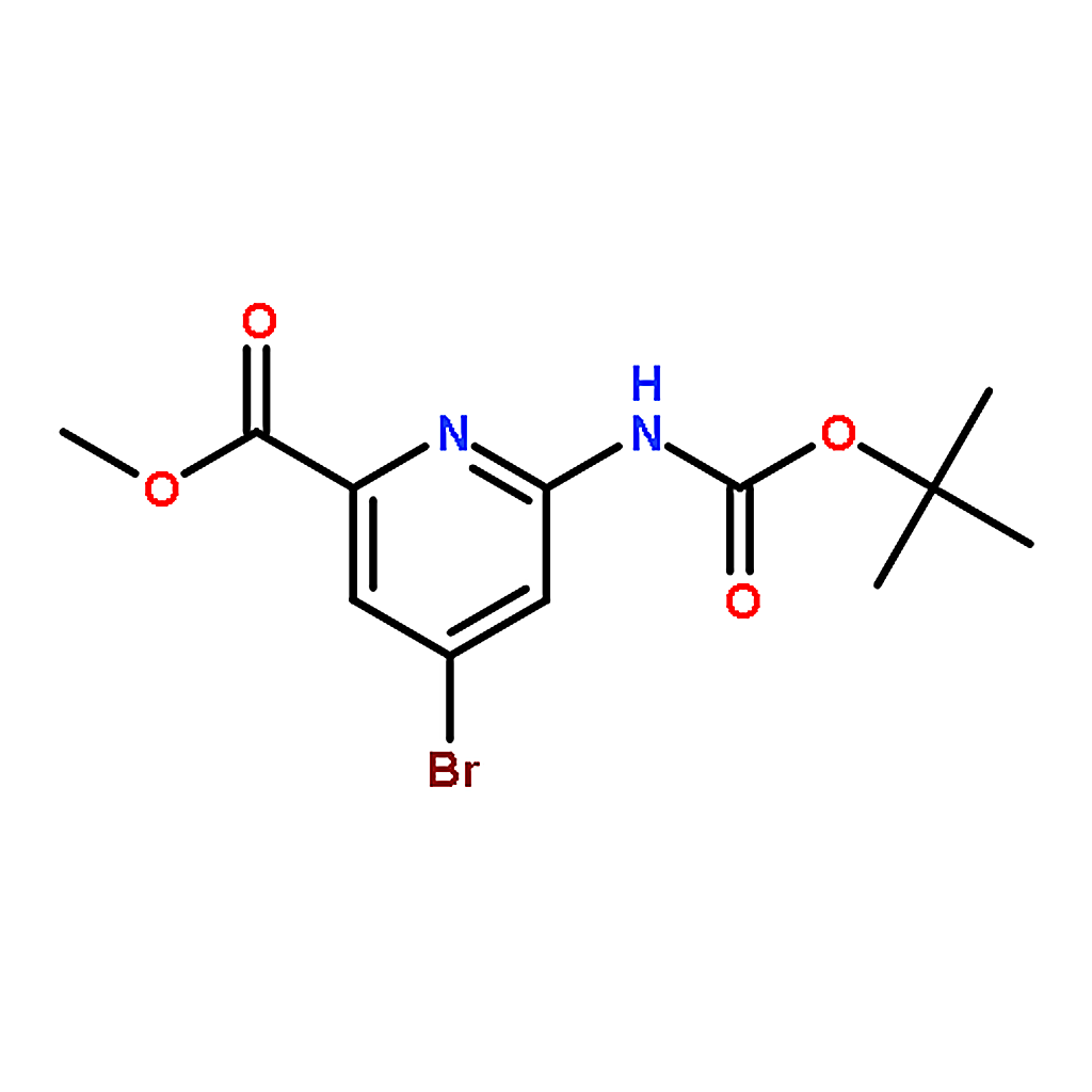 RHAWN methyl4-bromo-6-((tert-butoxycarbonyl)amino)picolinate