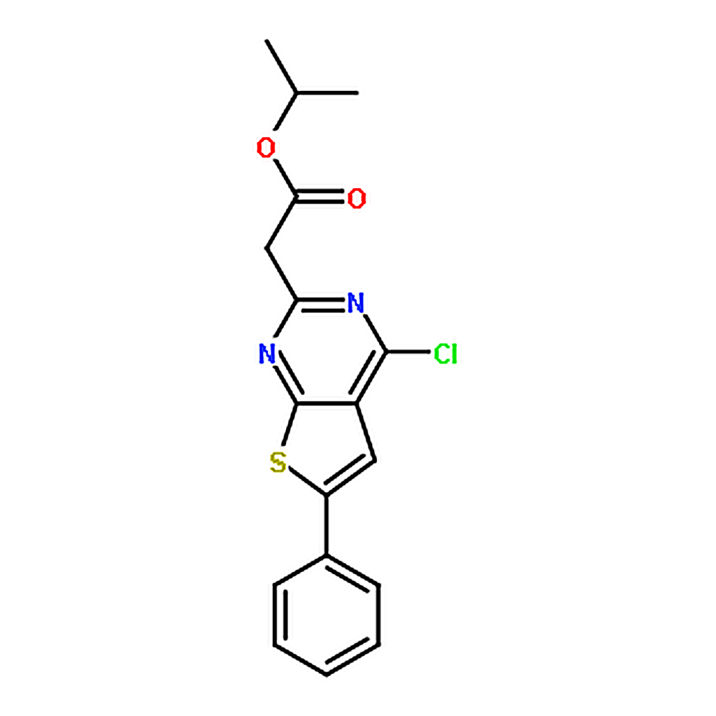 RHAWN Isopropyl2-(4-chloro-6-phenylthieno[2，3-d]pyrimidin-2-yl)acetate