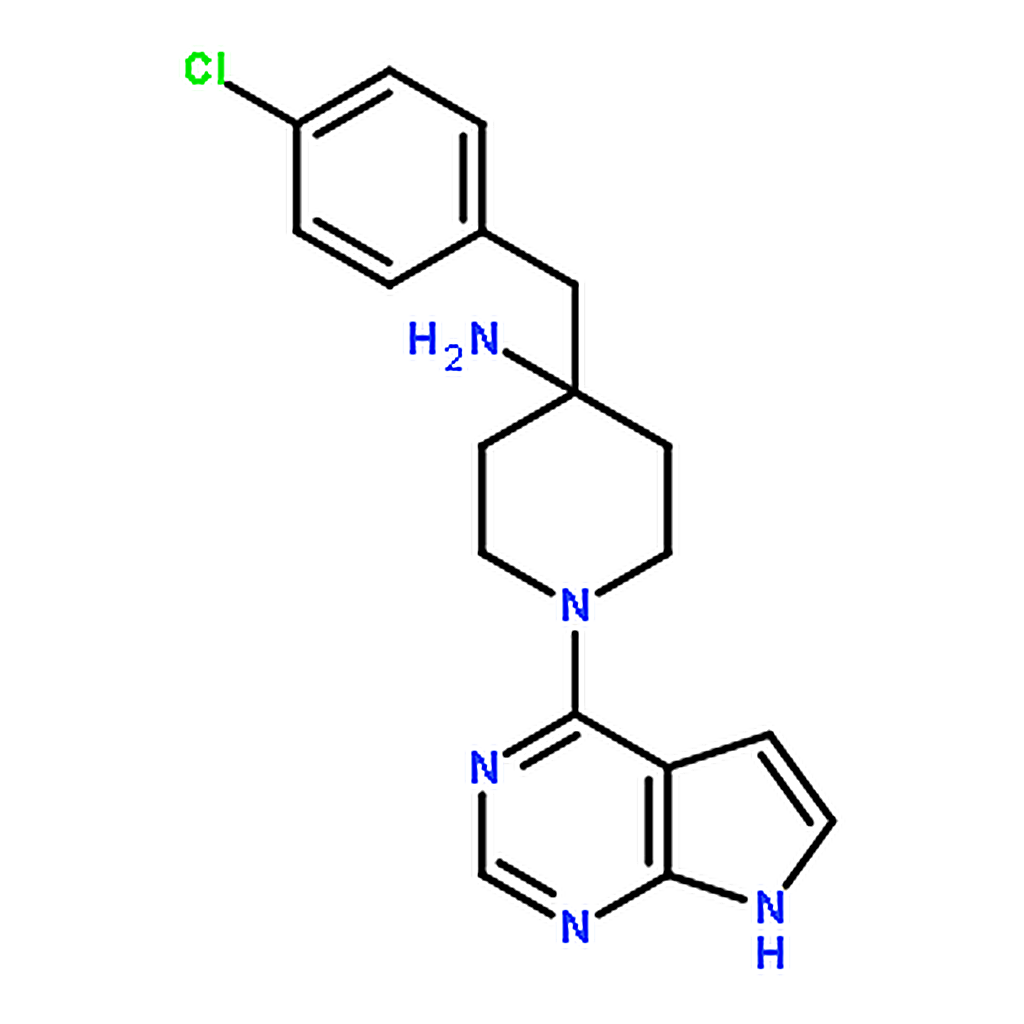 RHAWN 4-(4-chlorobenzyl)-1-(7H-pyrrolo[2,3-d]pyriMidin-4-yl)piperidin-4-aMine