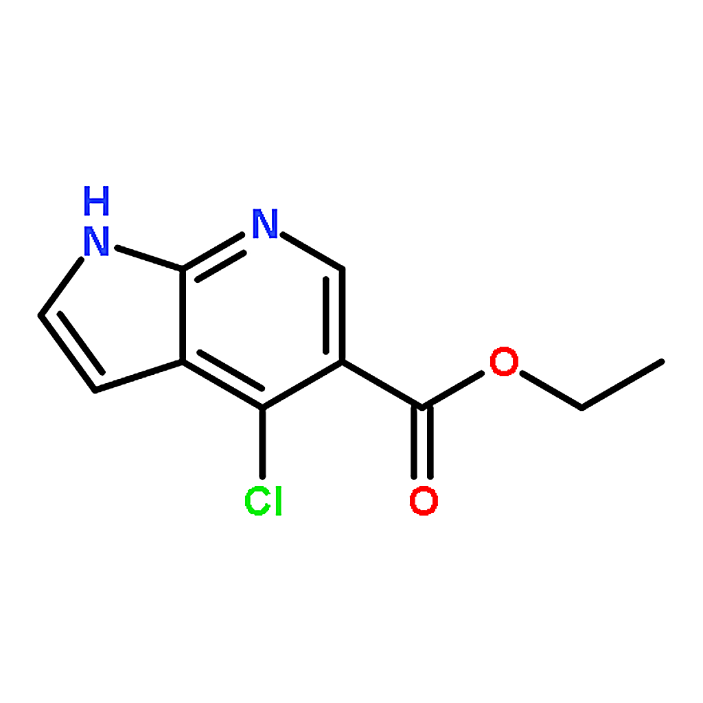 RHAWN Ethyl 4-chloro-1H-pyrrolo[2,3-b]pyridine-5-carboxylate