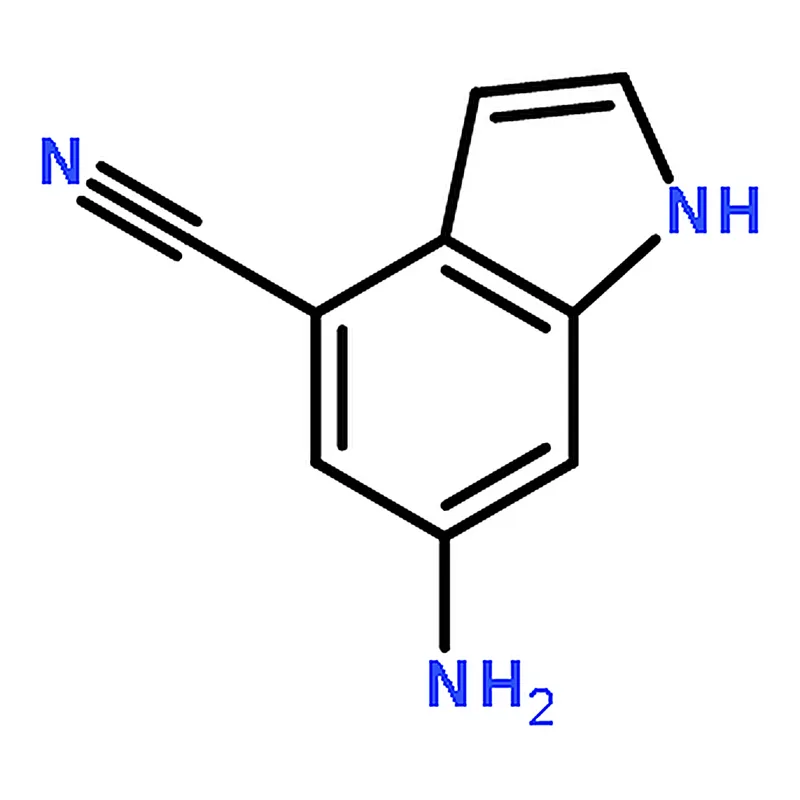 RHAWN 1H-Indole-4-Carbonitrile,6-Amino-(9CI)