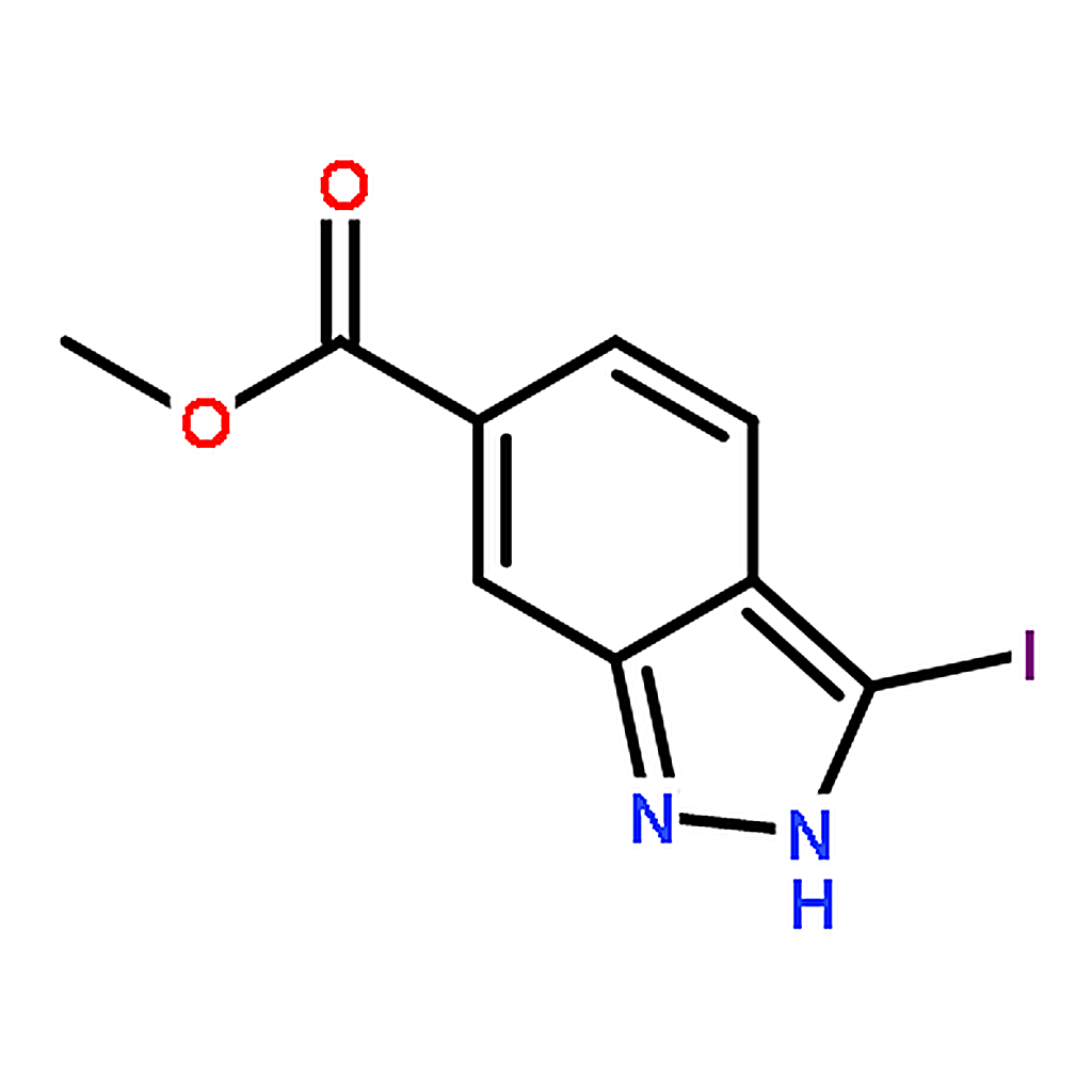 RHAWN Methyl 3-iodo-1H-indazole-6-carboxylate