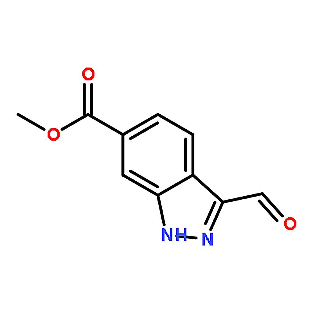 RHAWN Methyl 3-formyl-1H-indazole-6-carboxylate