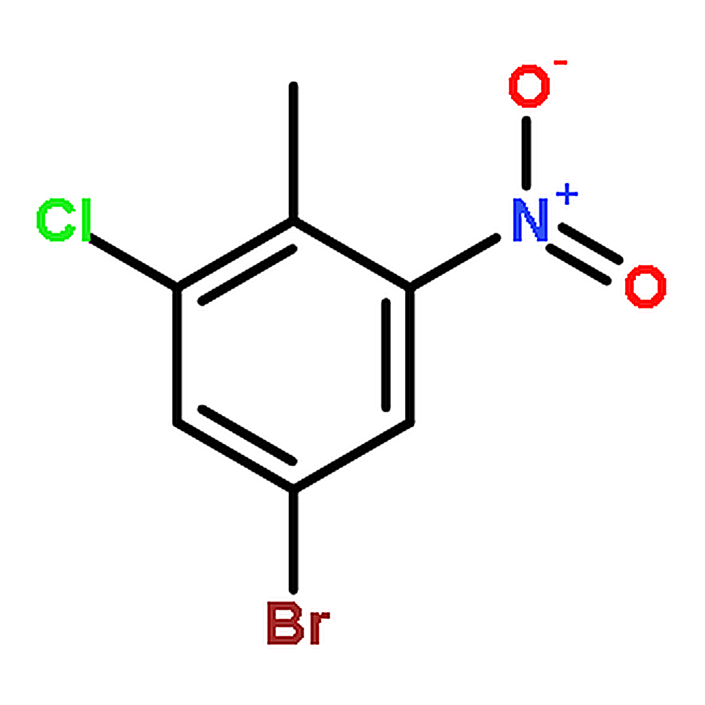 RHAWN 5-Bromo-1-chloro-2-methyl-3-nitrobenzene