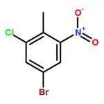 RHAWN 5-Bromo-1-chloro-2-methyl-3-nitrobenzene