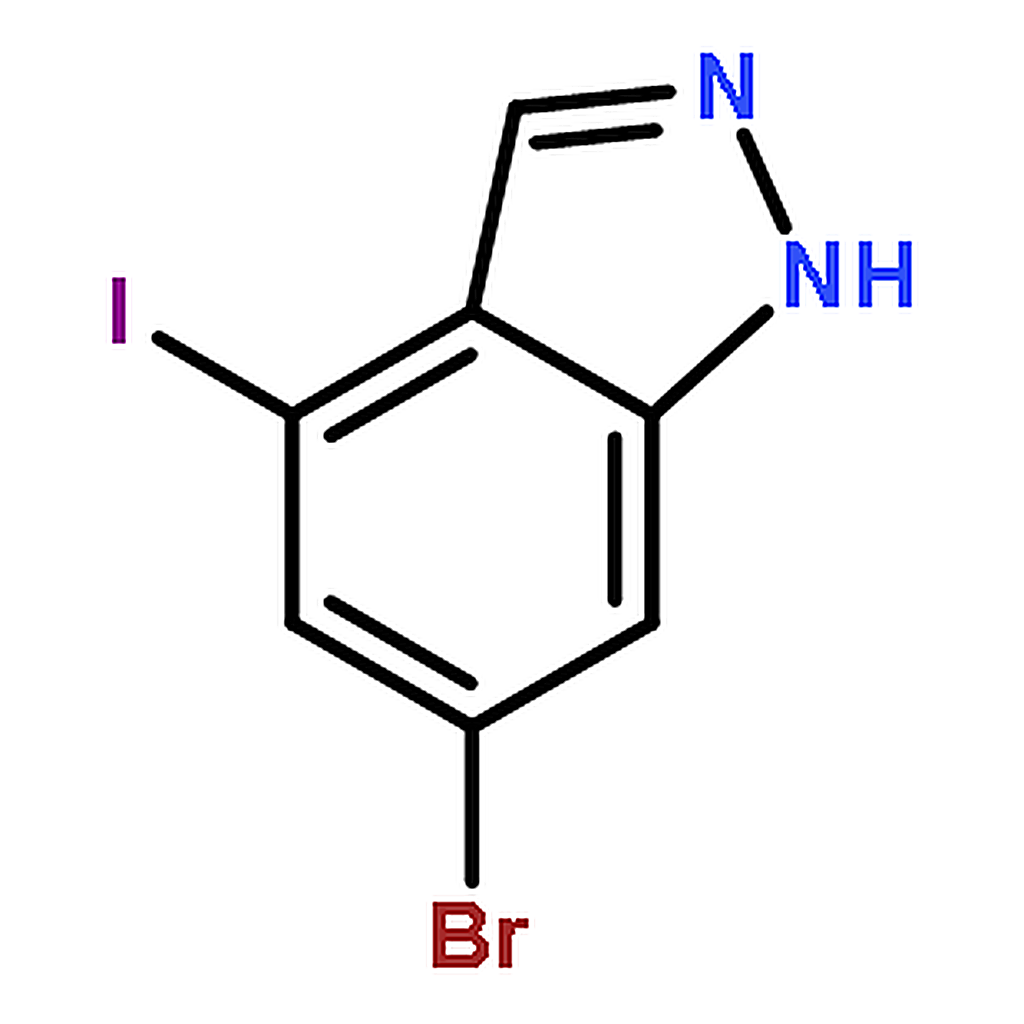 RHAWN 6-Bromo-4-iodo-1H-indazole