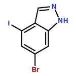 RHAWN 6-Bromo-4-iodo-1H-indazole