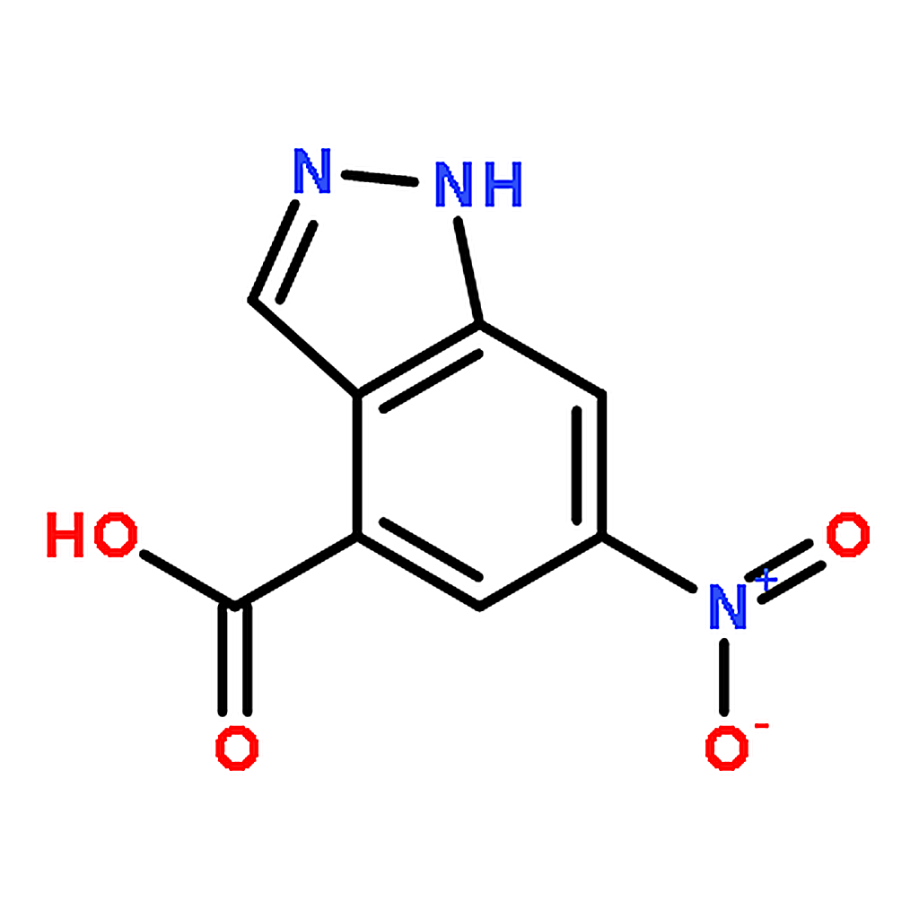 RHAWN 6-Nitro-1H-indazol-4-carboxylic acid