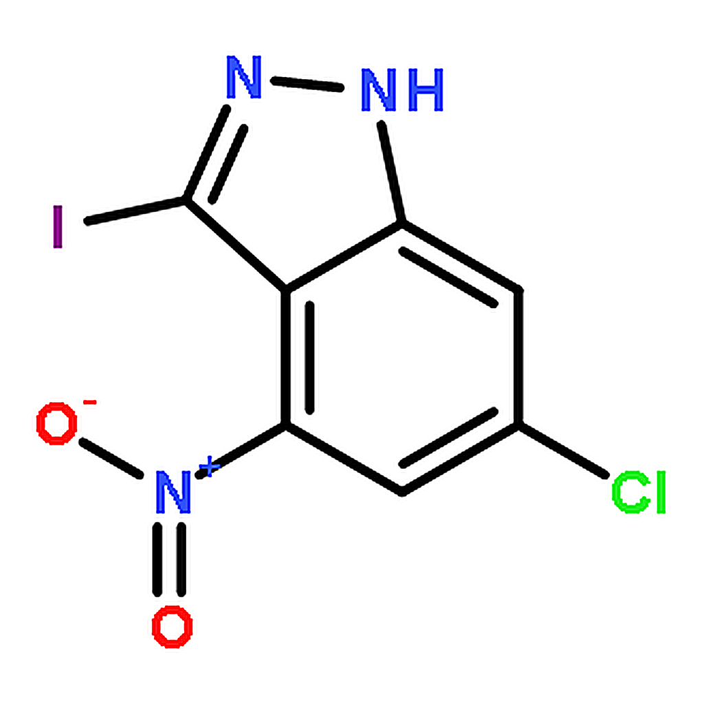 RHAWN 6-Chloro-3-iodo-4-nitro-1H-indazole