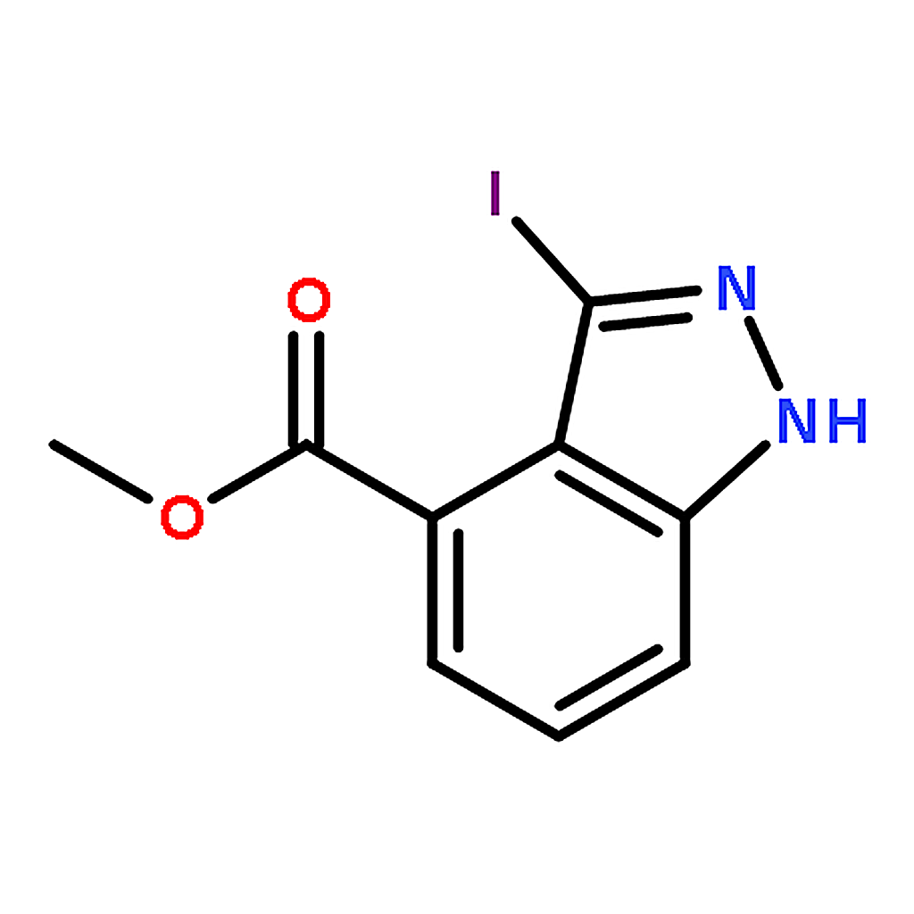 RHAWN Methyl 3-iodo-1H-indazole-4-carboxylate