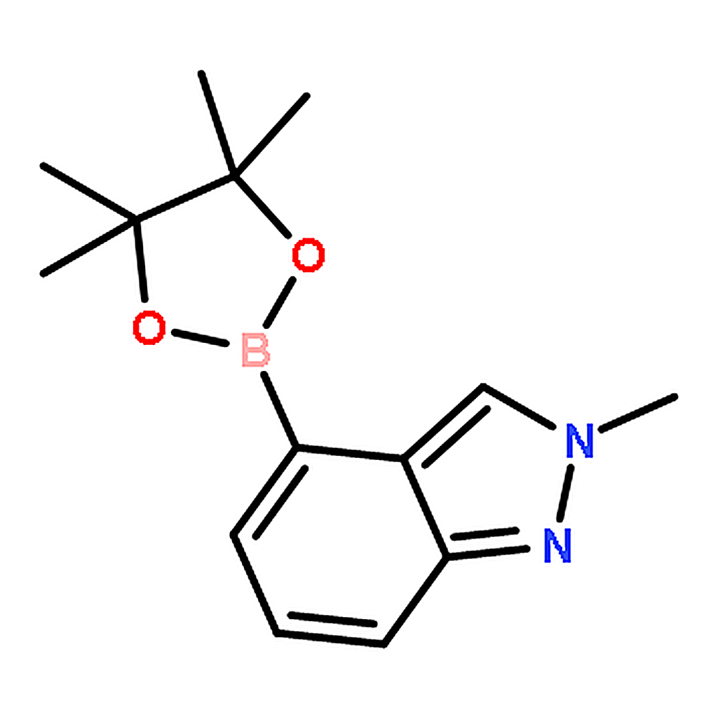 RHAWN 2-Methyl-4-(4,4,5,5-tetramethyl-1,3,2-dioxaborolan-2-yl)-2H-indazole