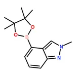 RHAWN 2-Methyl-4-(4,4,5,5-tetramethyl-1,3,2-dioxaborolan-2-yl)-2H-indazole