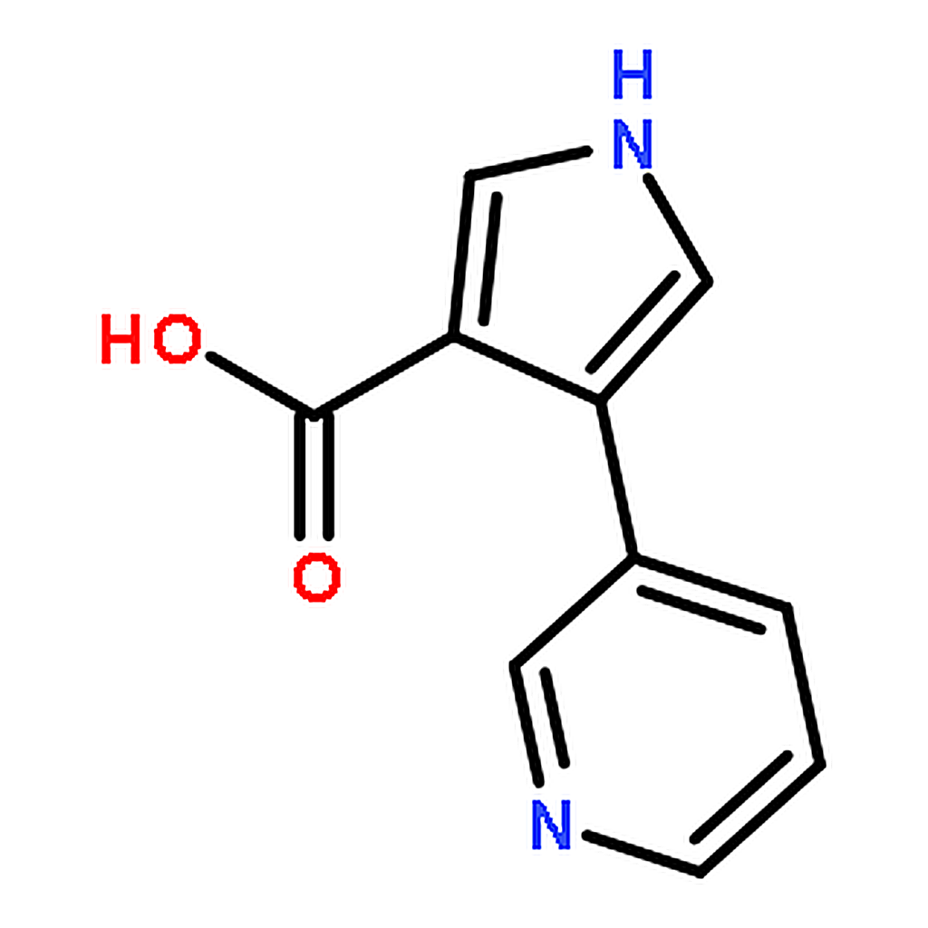 RHAWN 4-(Pyridin-3-yl)-1H-pyrrole-3-carboxylic acid